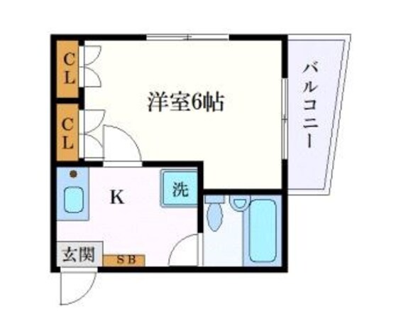 中野島駅 徒歩11分 2階の物件間取画像